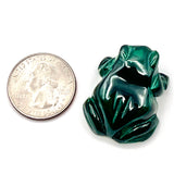 Malachite Animal Carving- Frog