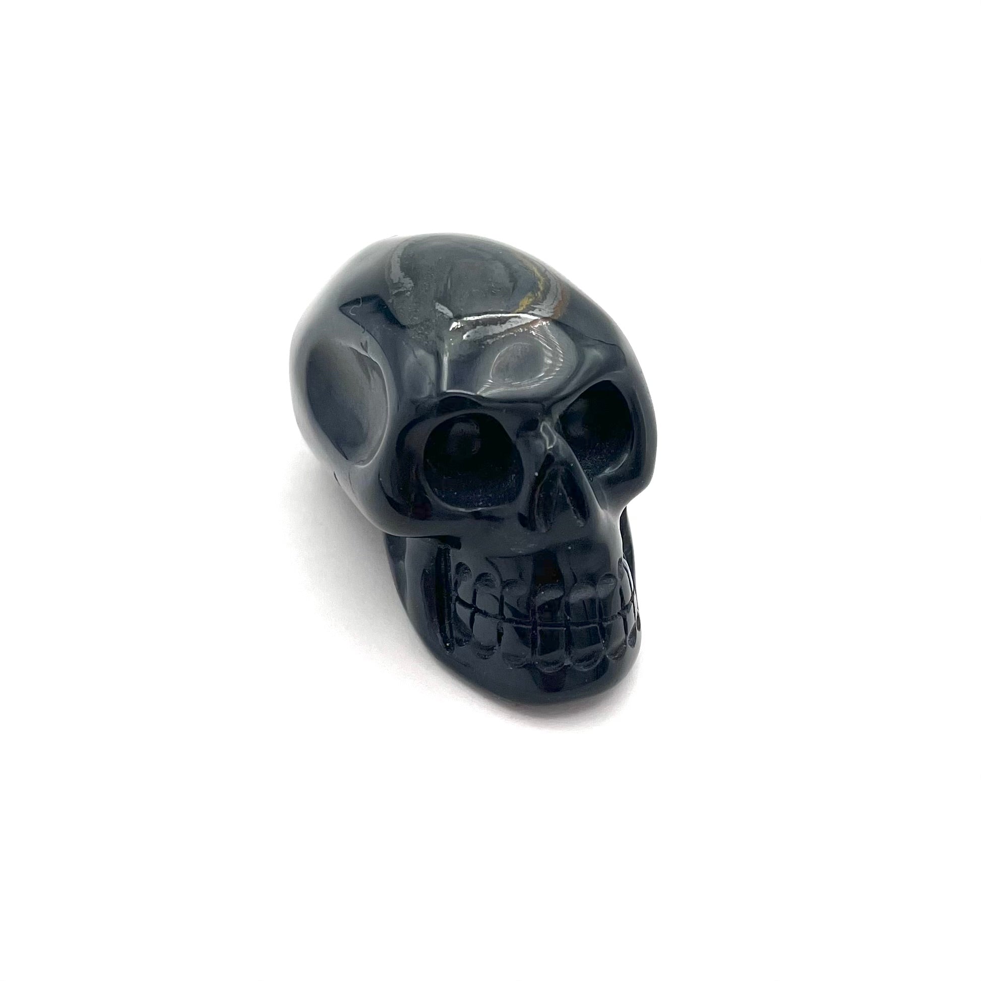 Rainbow Obsidian Skull