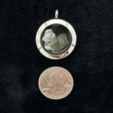 Moldavite and Phenacite Pendant
