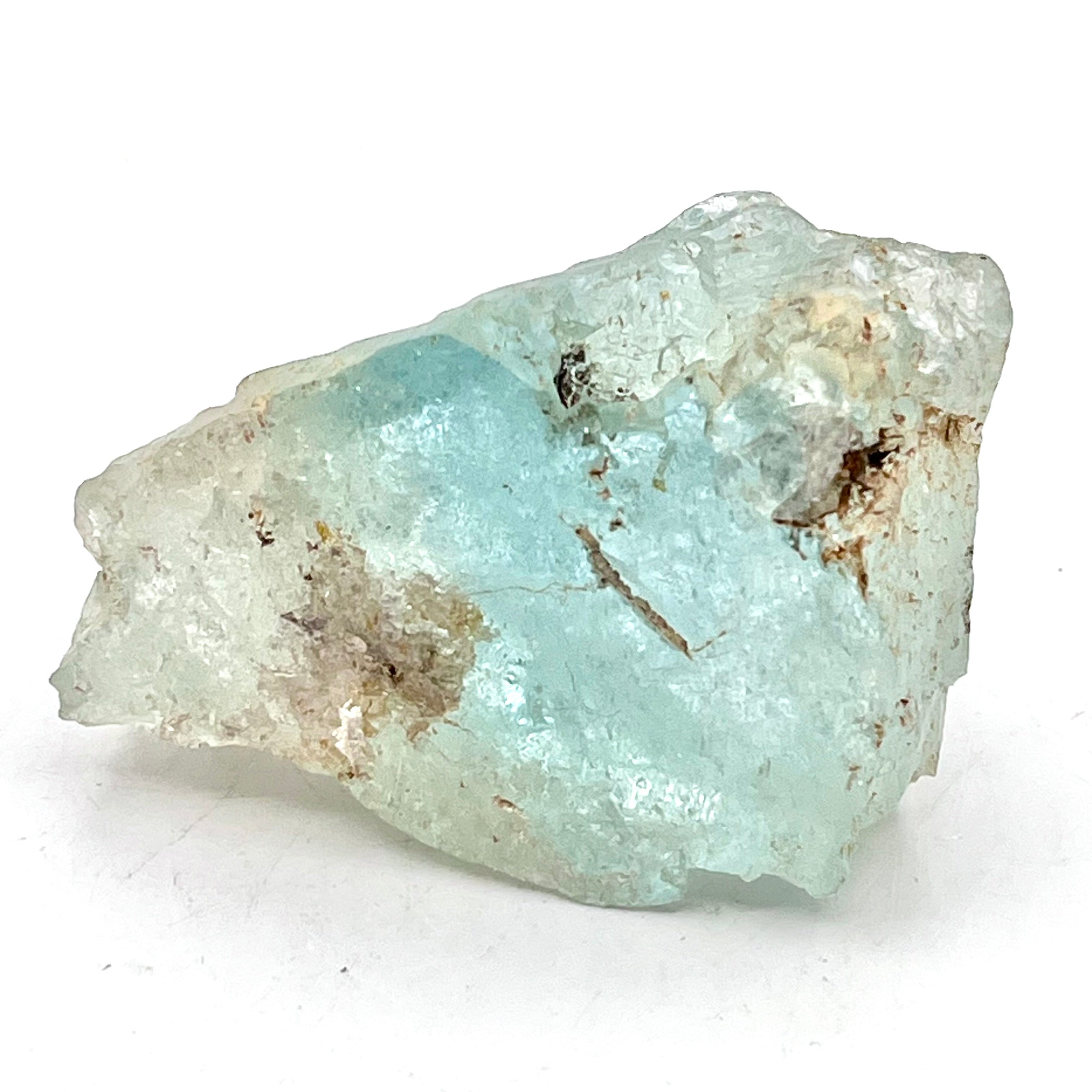 Gorgeous Natural Aquamarine w/ 1 Polished Face