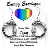 Topaz Dragon Energy Earrings