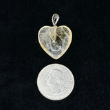 Citrine Heart Pendant