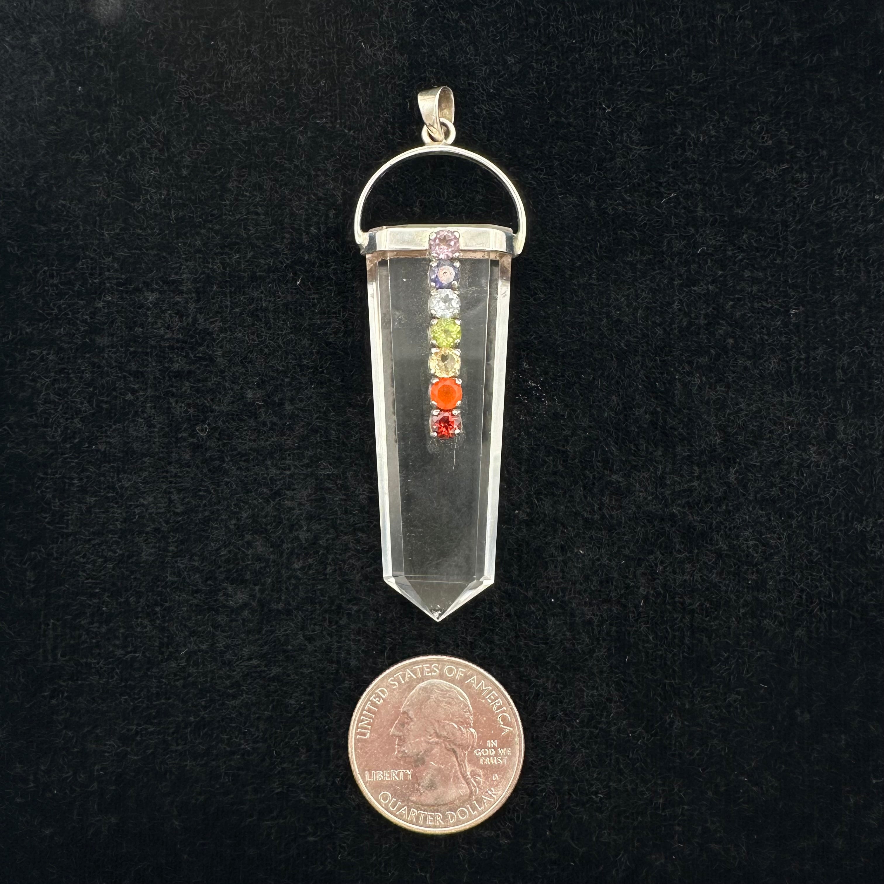 Quartz Chakra Pendant