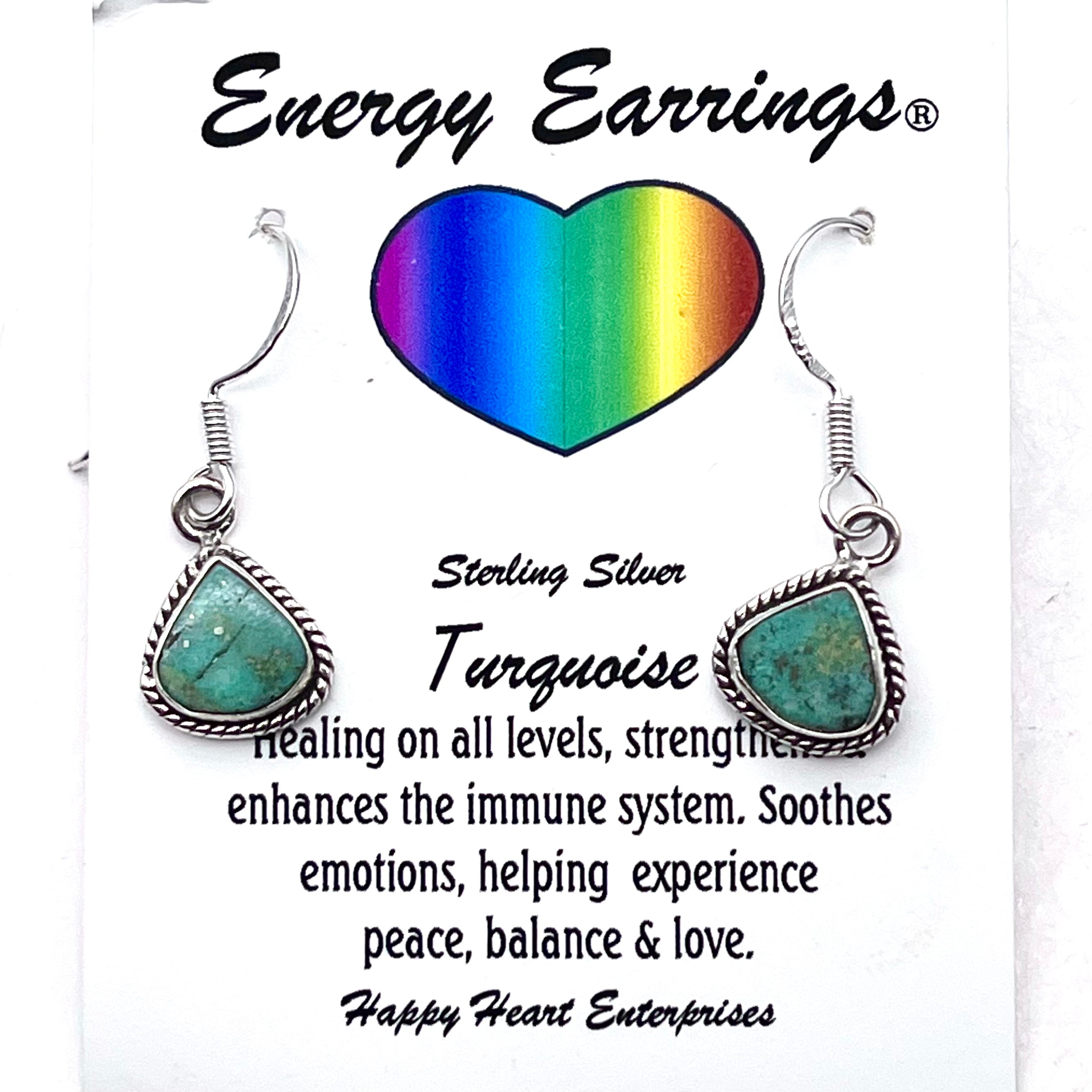 Turquoise Energy Earrings