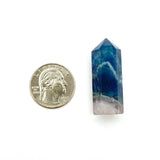 Blue Rainbow Fluorite Points