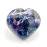 Chevron Amethyst Heart