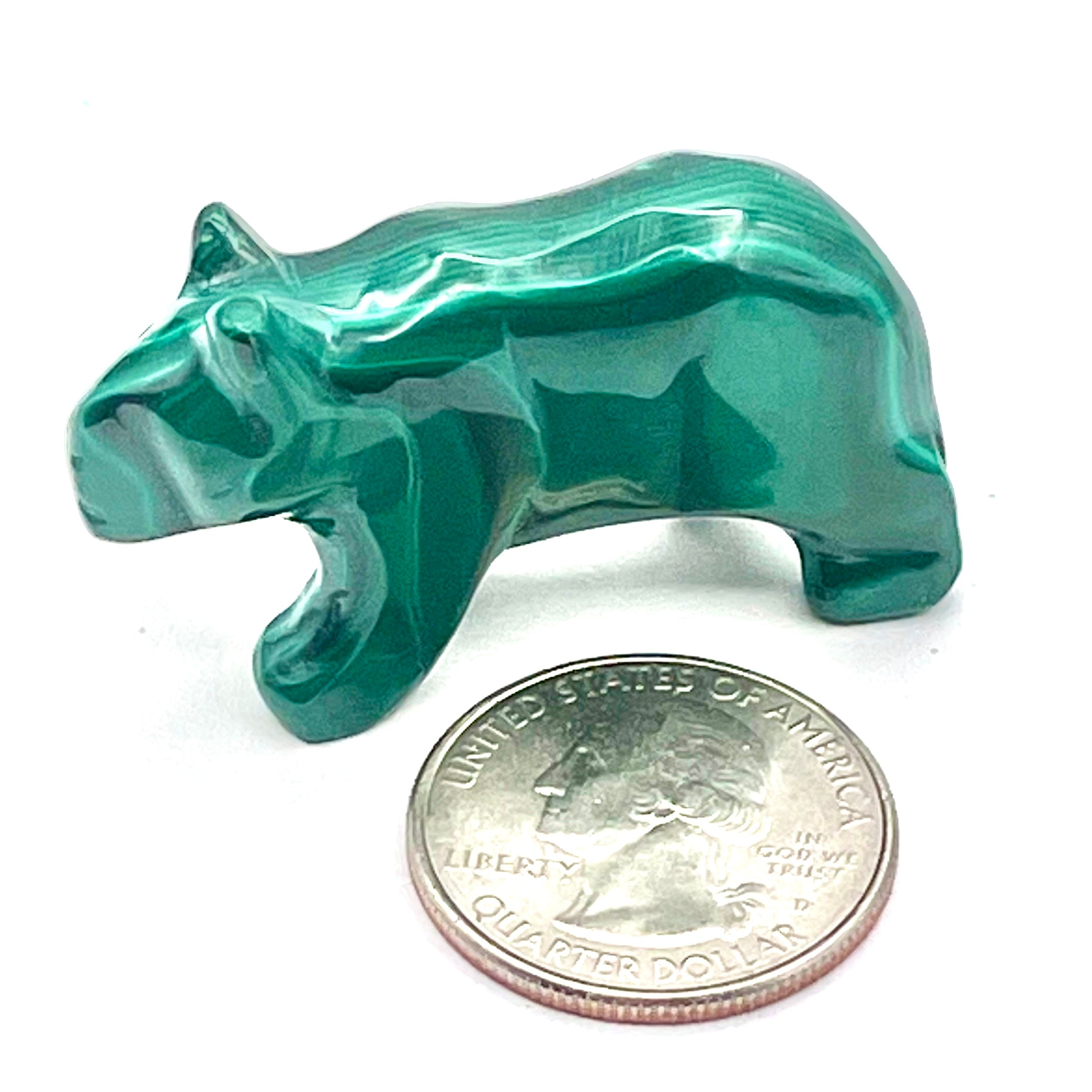 Malachite Animal Carving