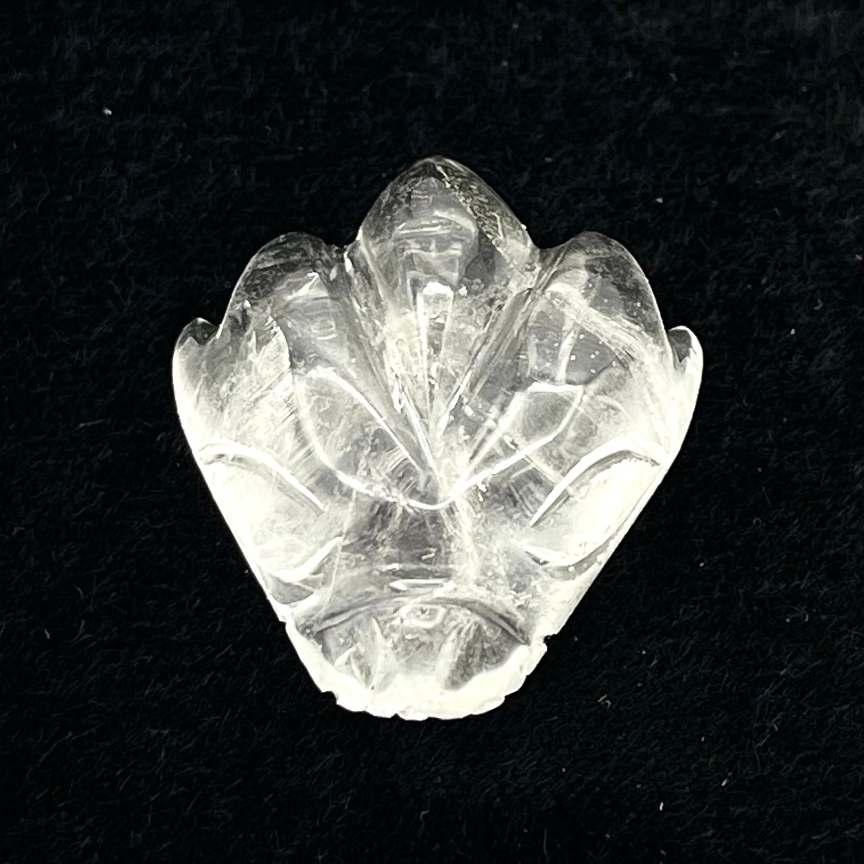 Clear Quartz Dragon Palmstone