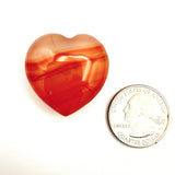 Carnelian Heart Stone