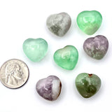 Fluorite Mini Hearts