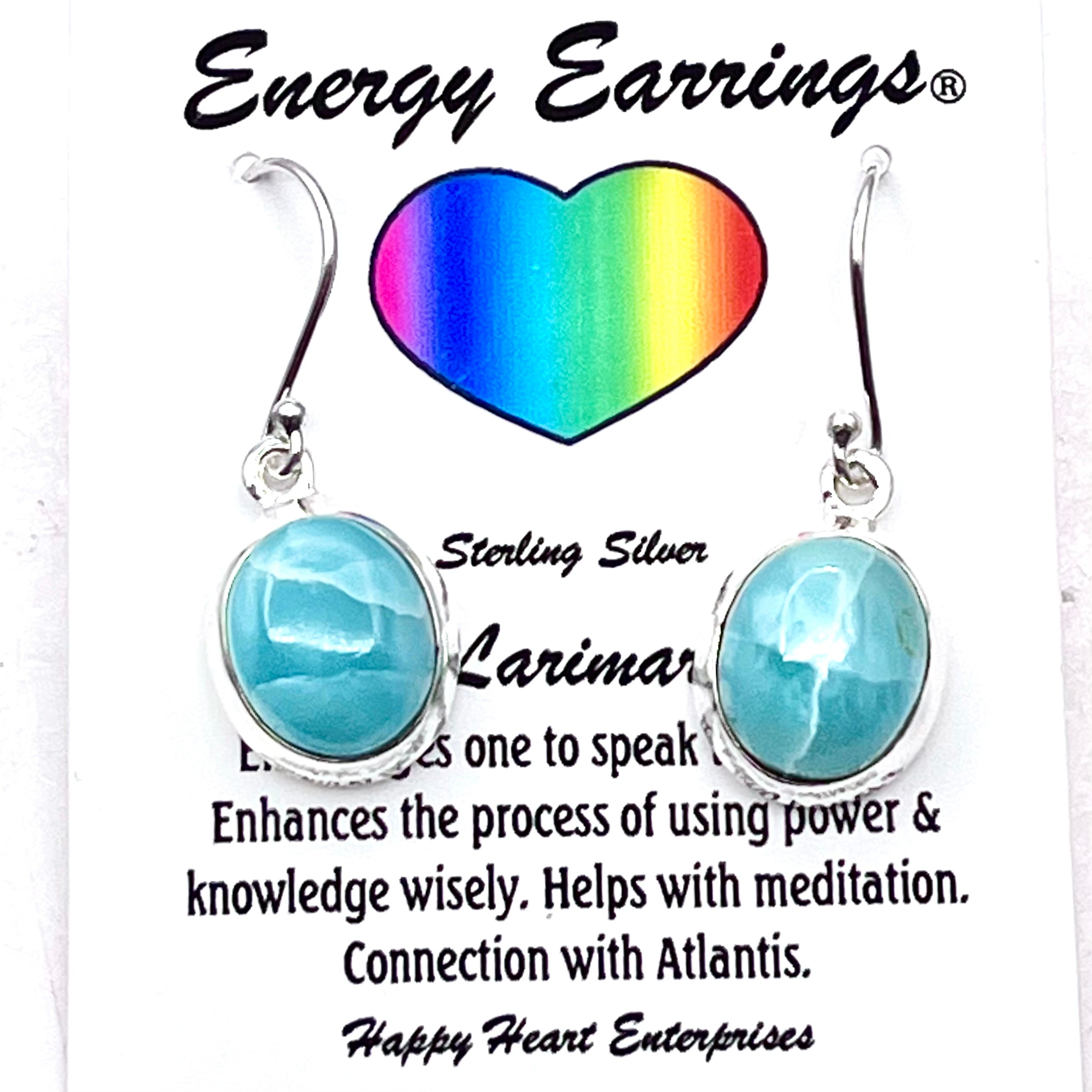 Larimar Energy Earrings