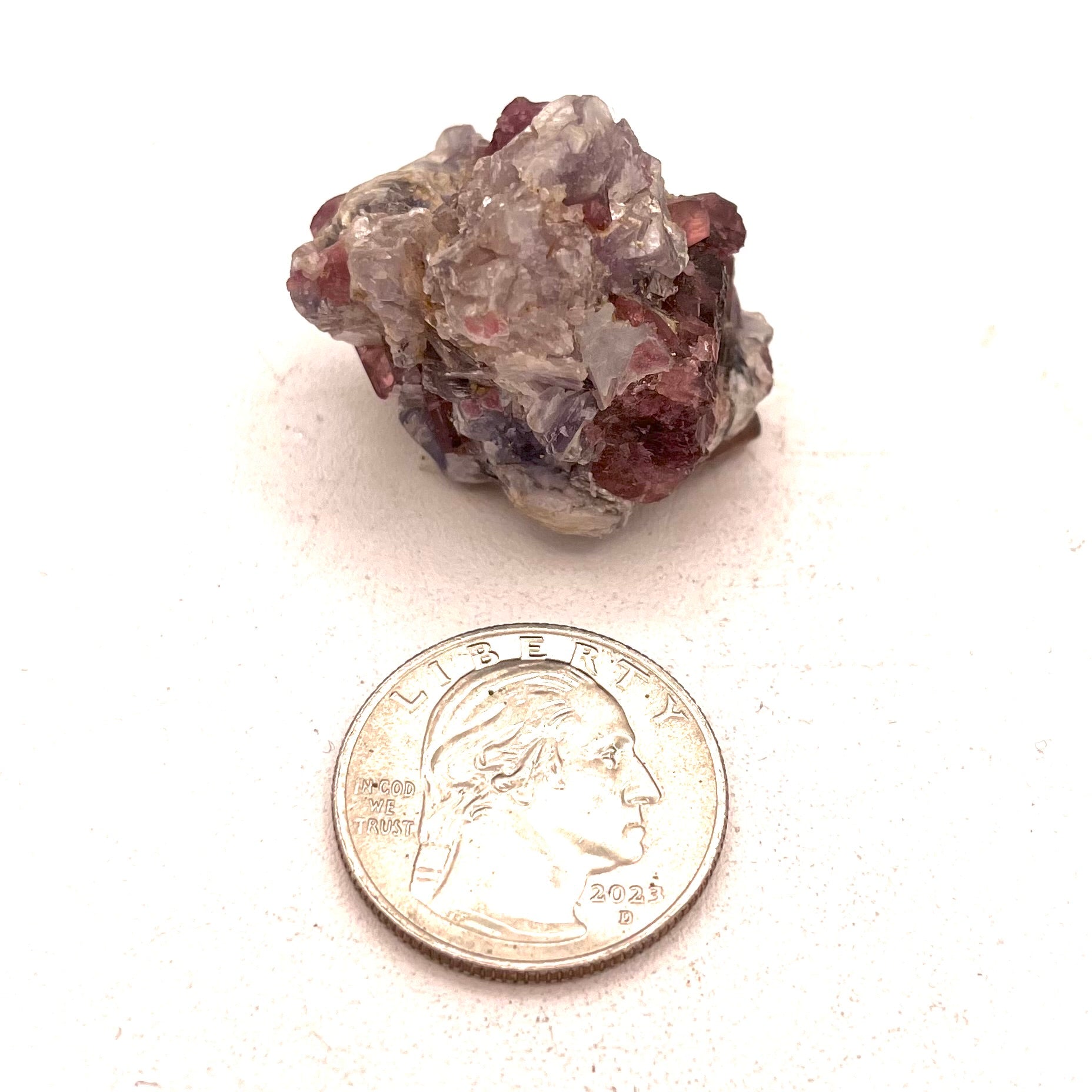 Lepidolite and Pink Tourmaline