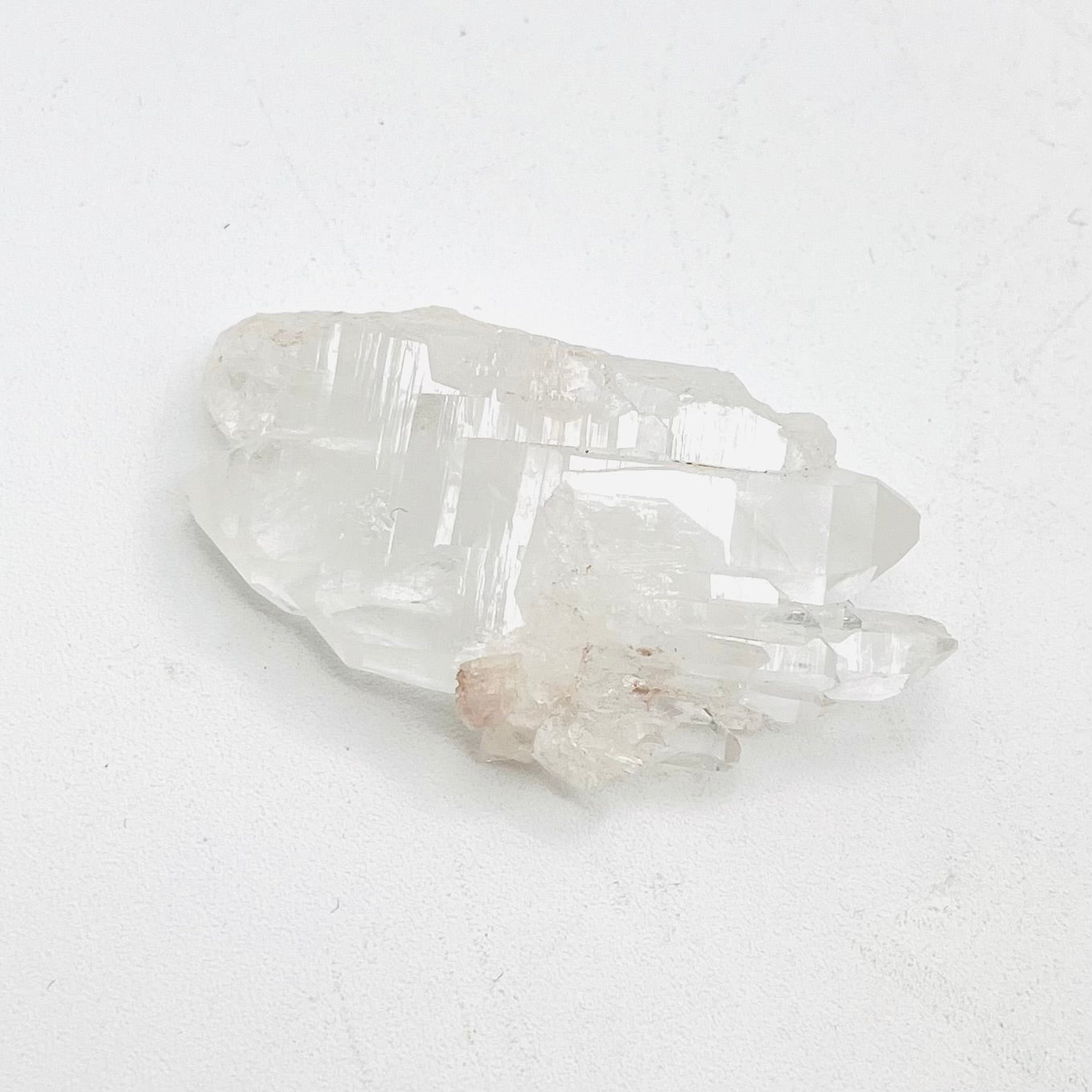 Pink Lithium Columbian Lemurian Cluster with Faden Formation
