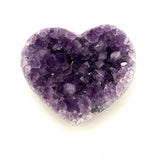 Amethyst Druzy Heart