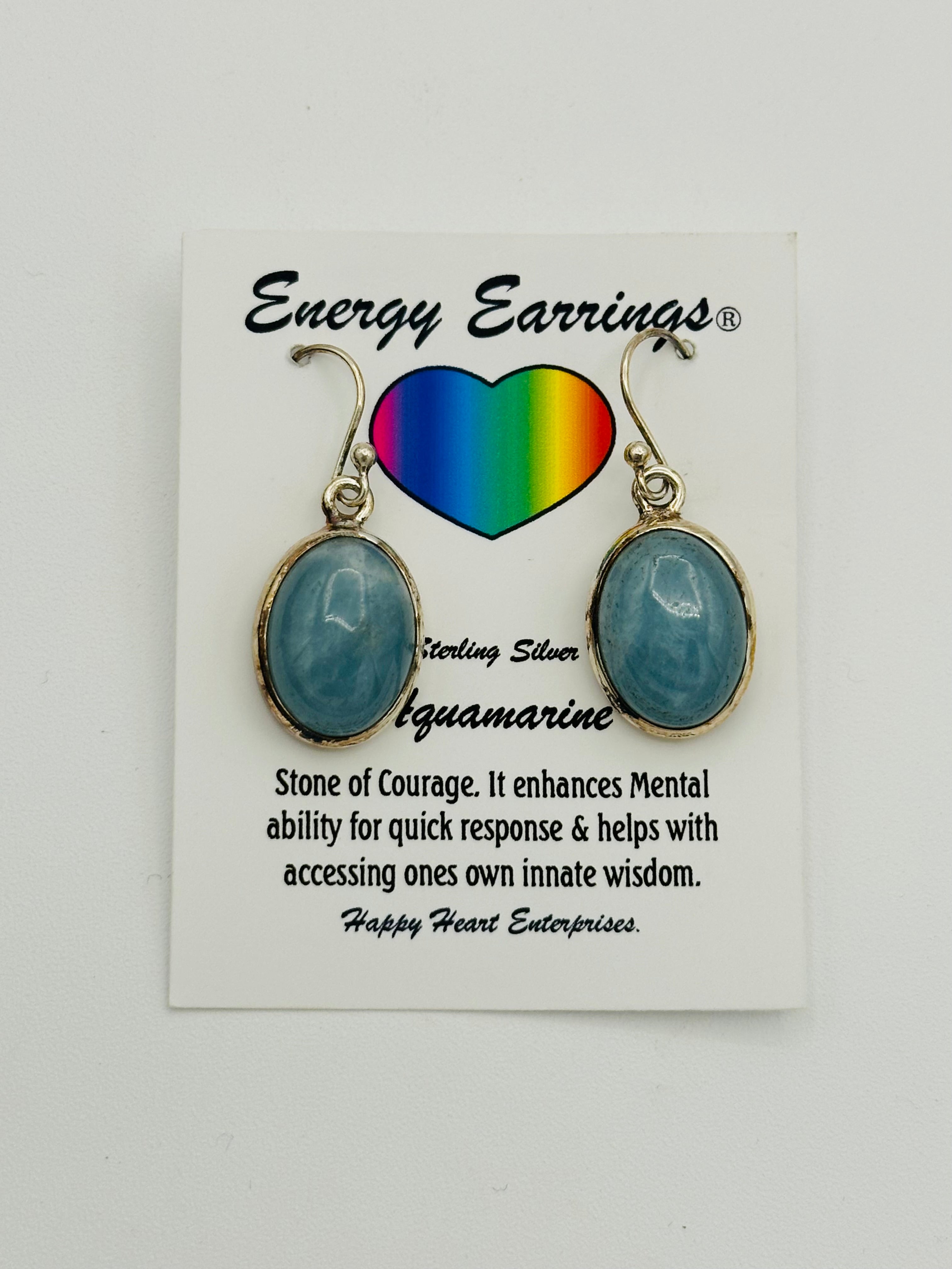Aquamarine Energy Earrings