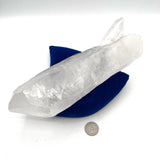 Exquisite Rare Clear Elestial w Sugar Crystal Formation