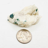 Blue Tourmaline in Quartz