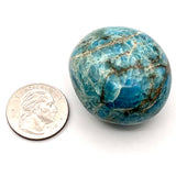 Blue Apatite Palmstone