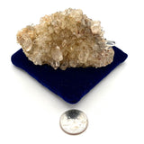 Quartz Cluster with Hematite