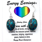 Turquoise w/ Copper Energy Earrings