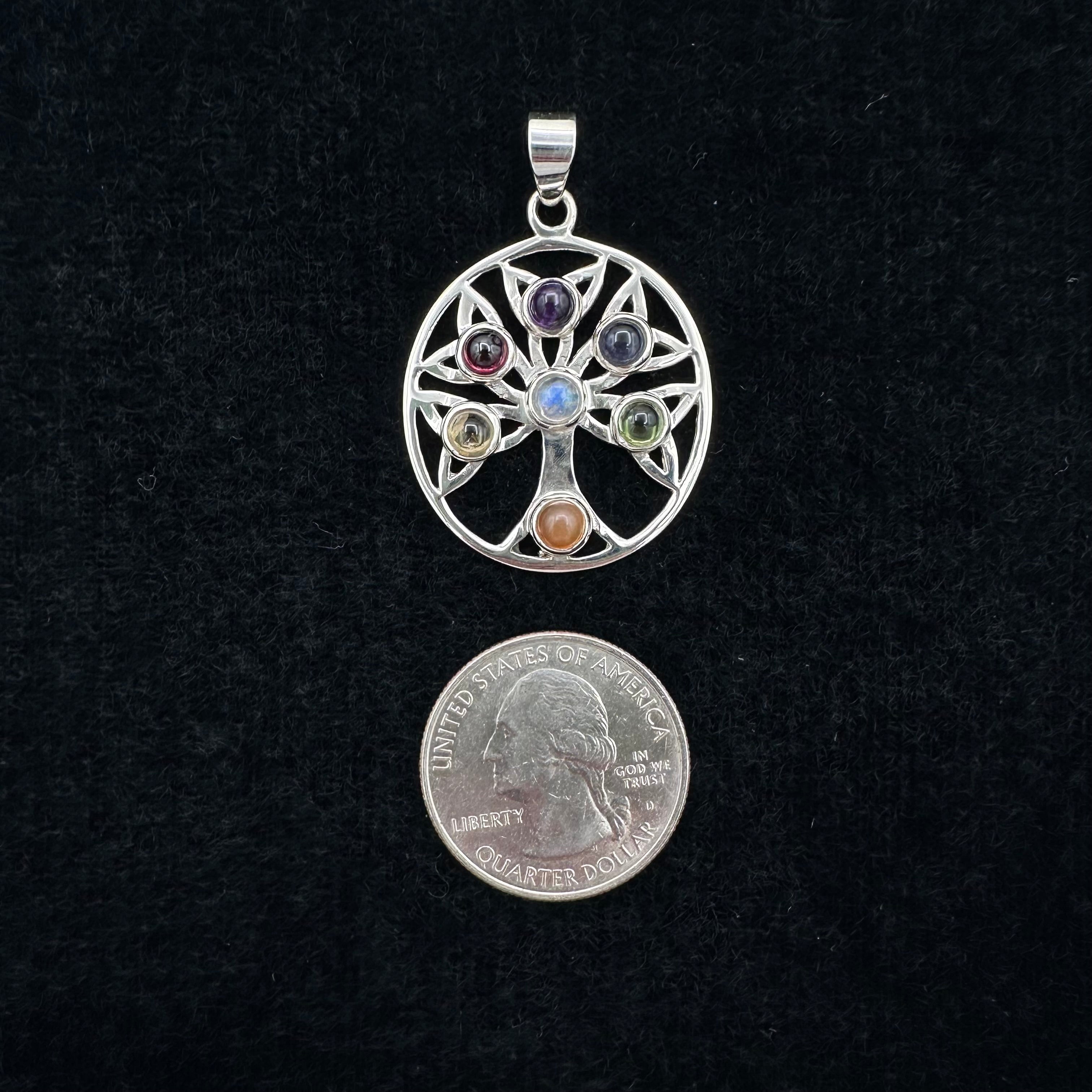 Chakra Tree Pendant