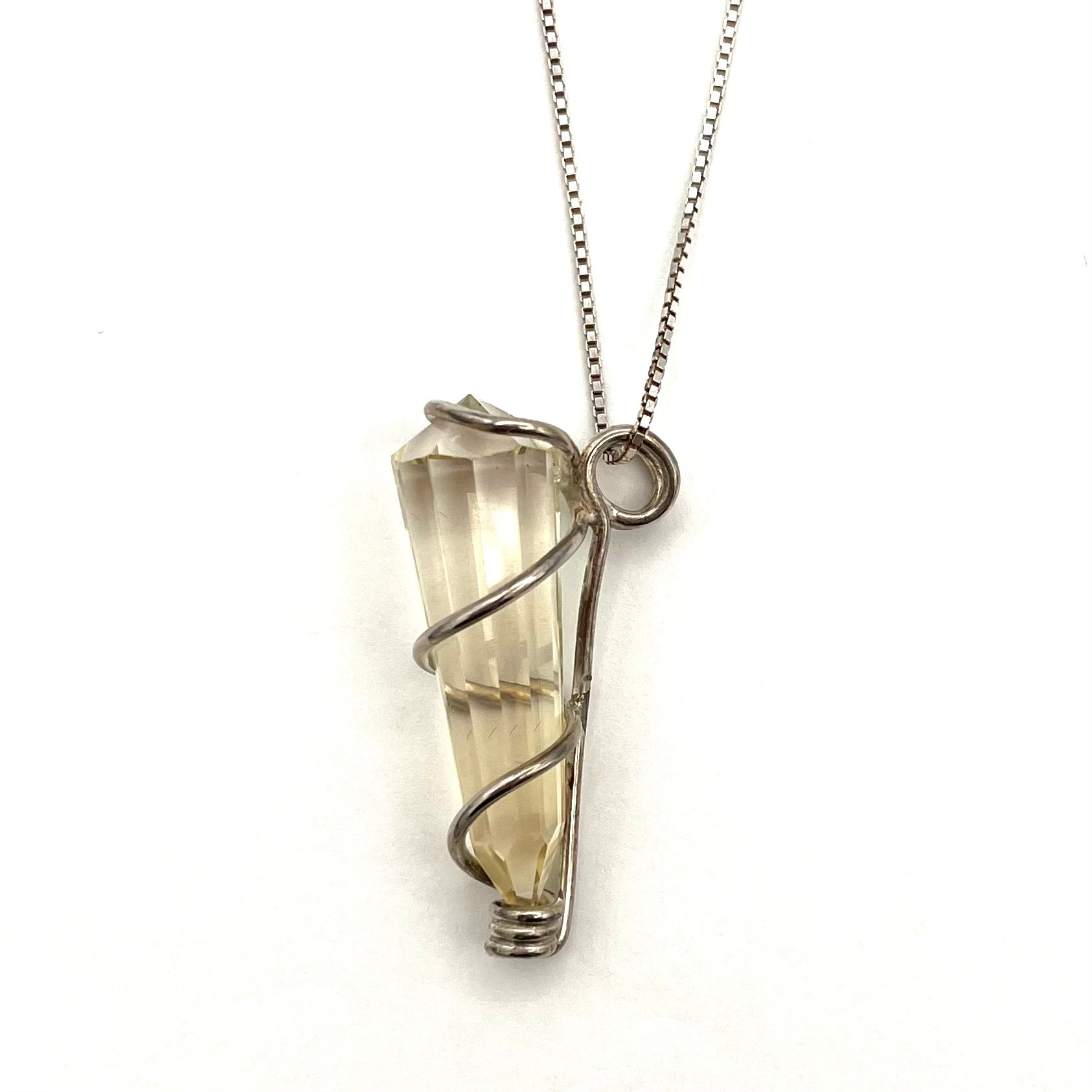 Citrine Mini Kabbalistic Necklace- Paul Jensen Signature Collection