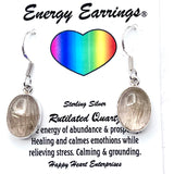 Rutilated Quartz Energy Earrings