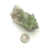 Clear Apophyllite with Stilbite