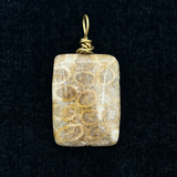 Fossilized Coral Pendant
