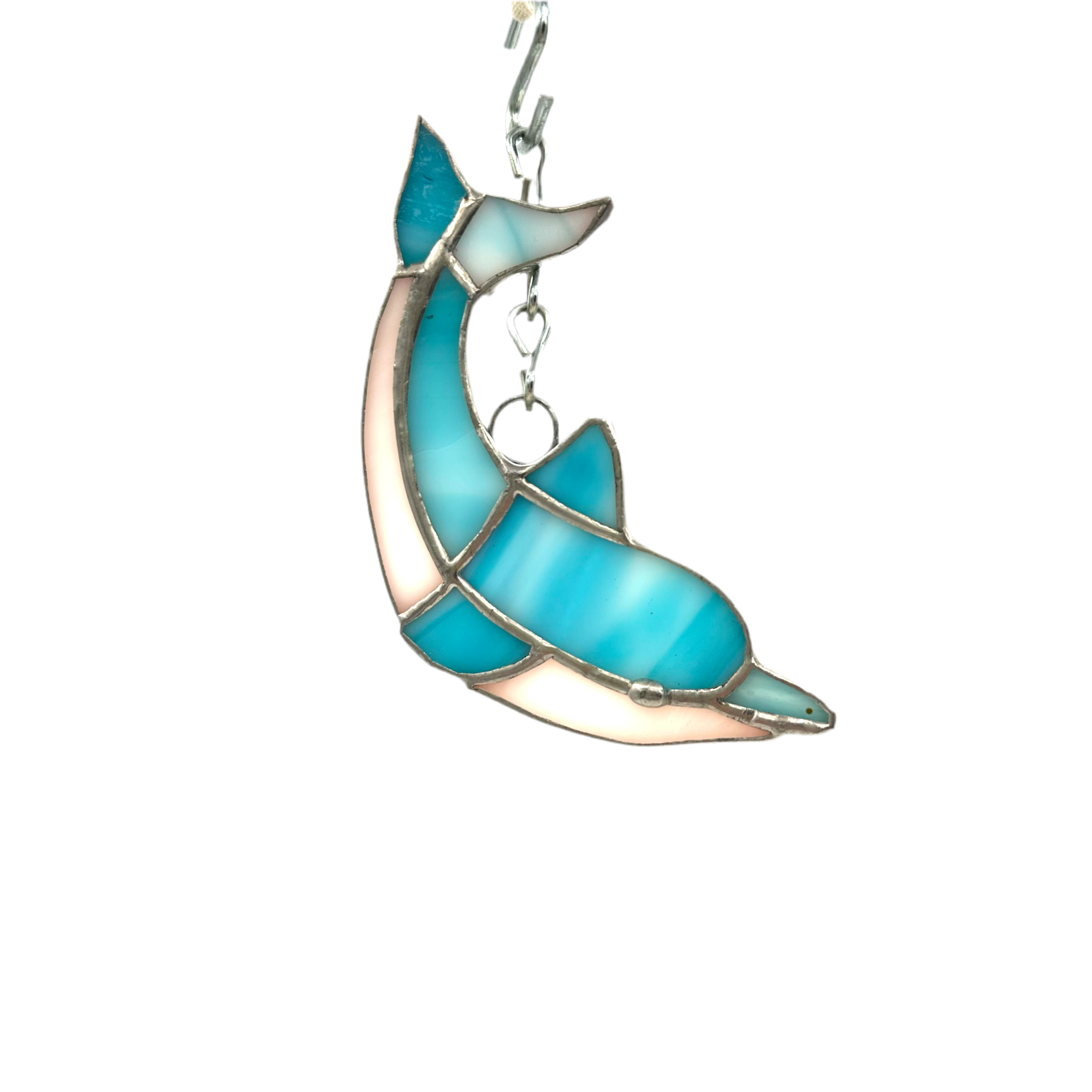 Dolphin Stained Glass