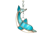 Dolphin Stained Glass