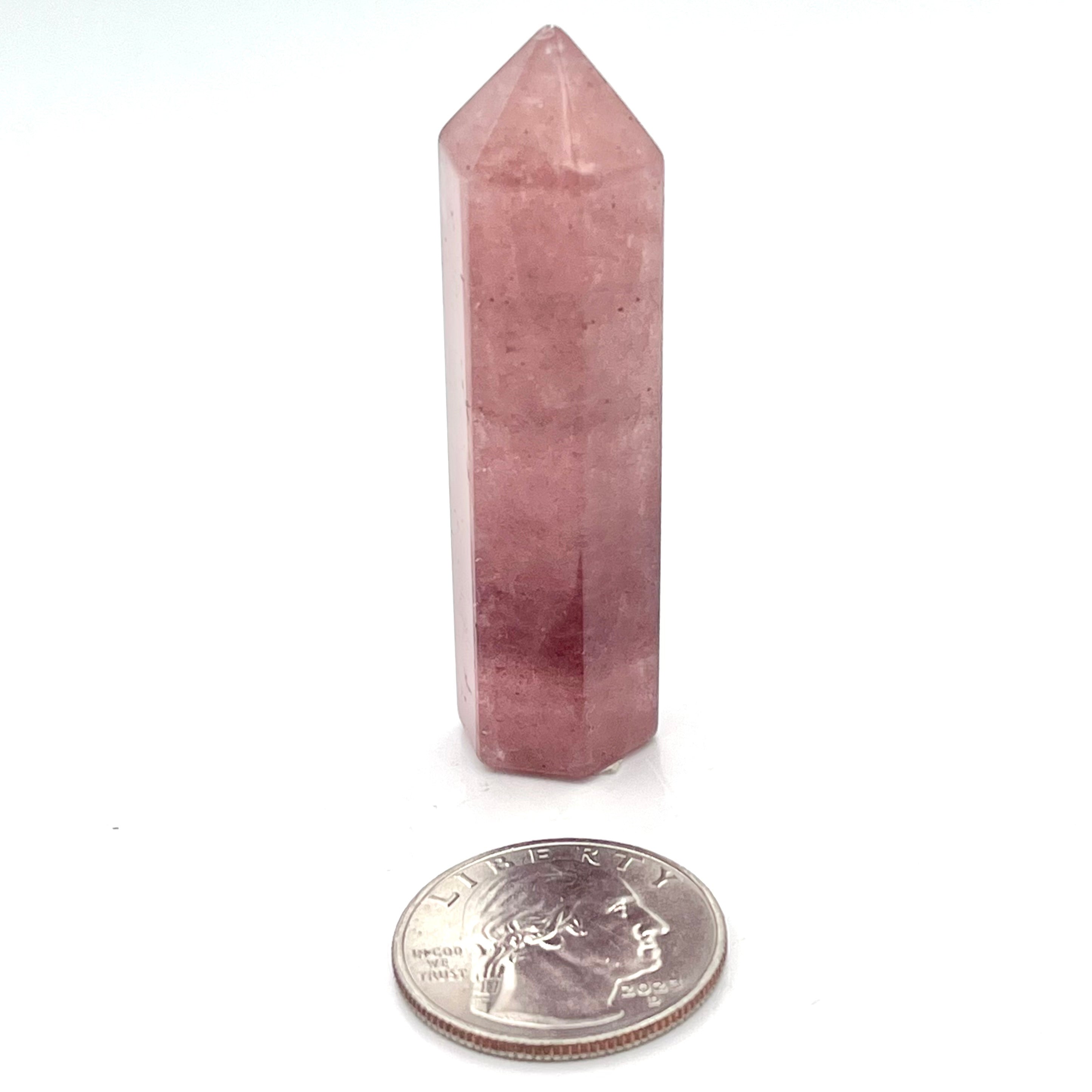 Pink Strawberry Aventurine Points