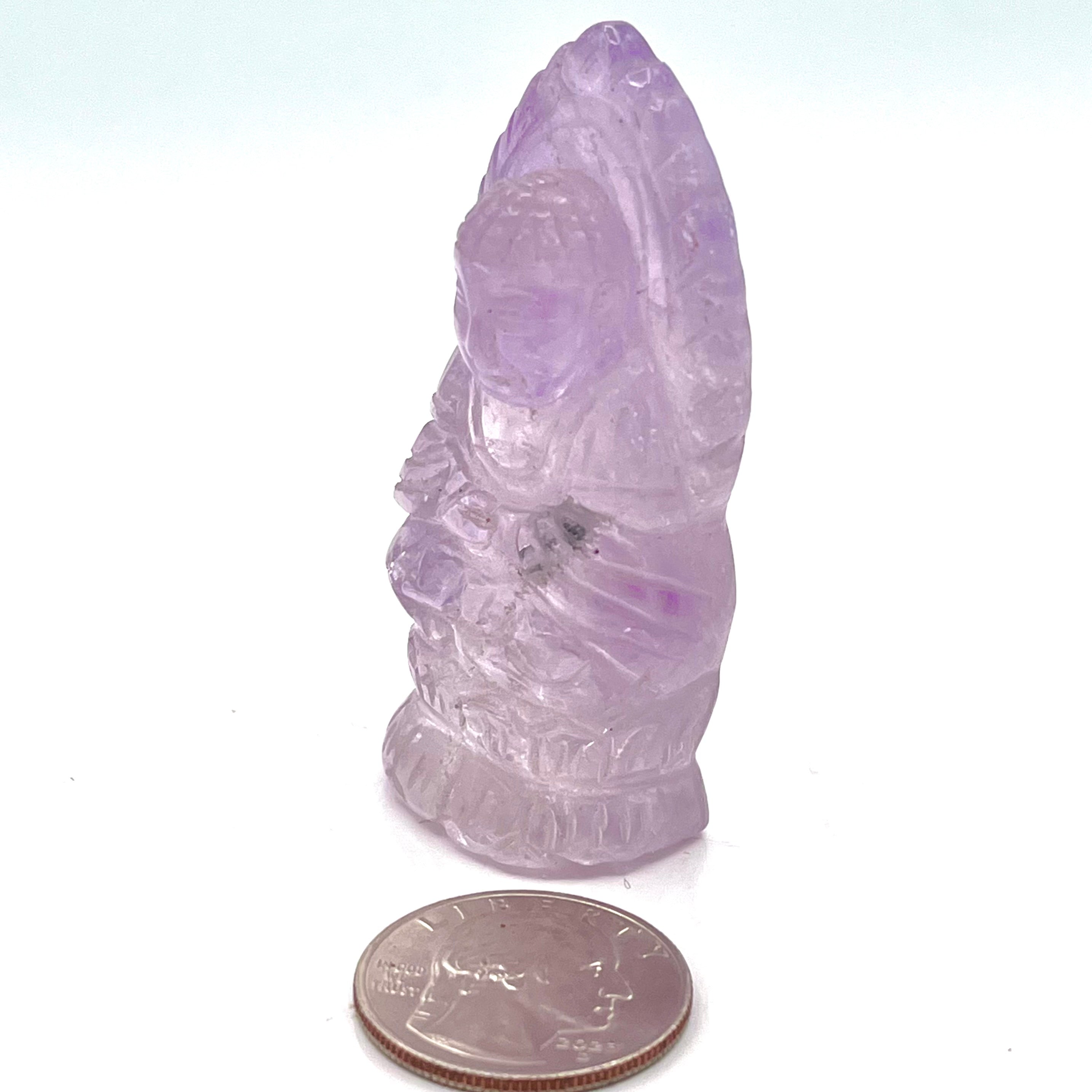 Amethyst Buddha Mini Statue