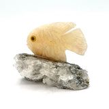 Stone Animal Fish Carvings