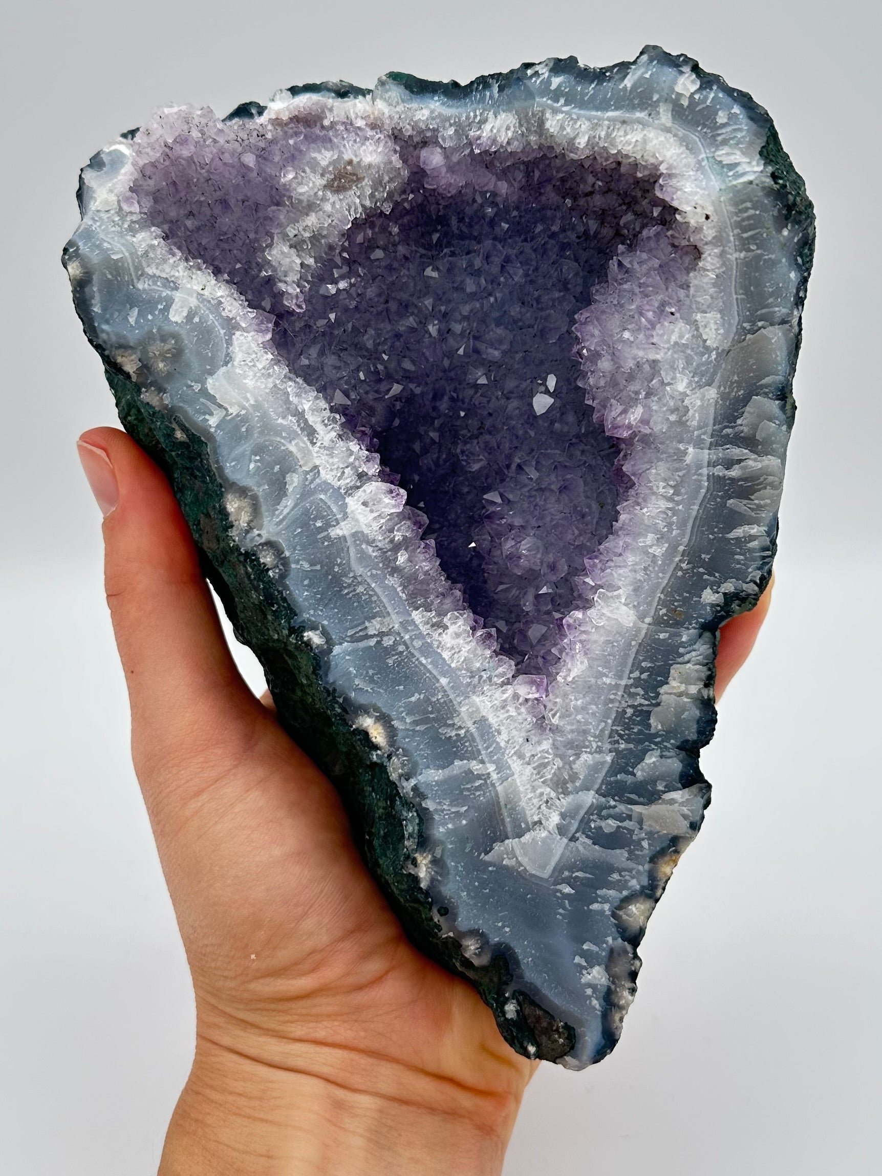 Amethyst Druzy Geode