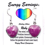 Ruby Energy Earrings