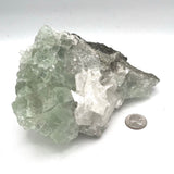 Exquisite Raw Fluorite & Quartz in Matrix