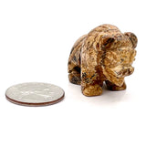 Stone Animal Bison Carving