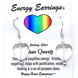 Clear Quartz Energy Earrings