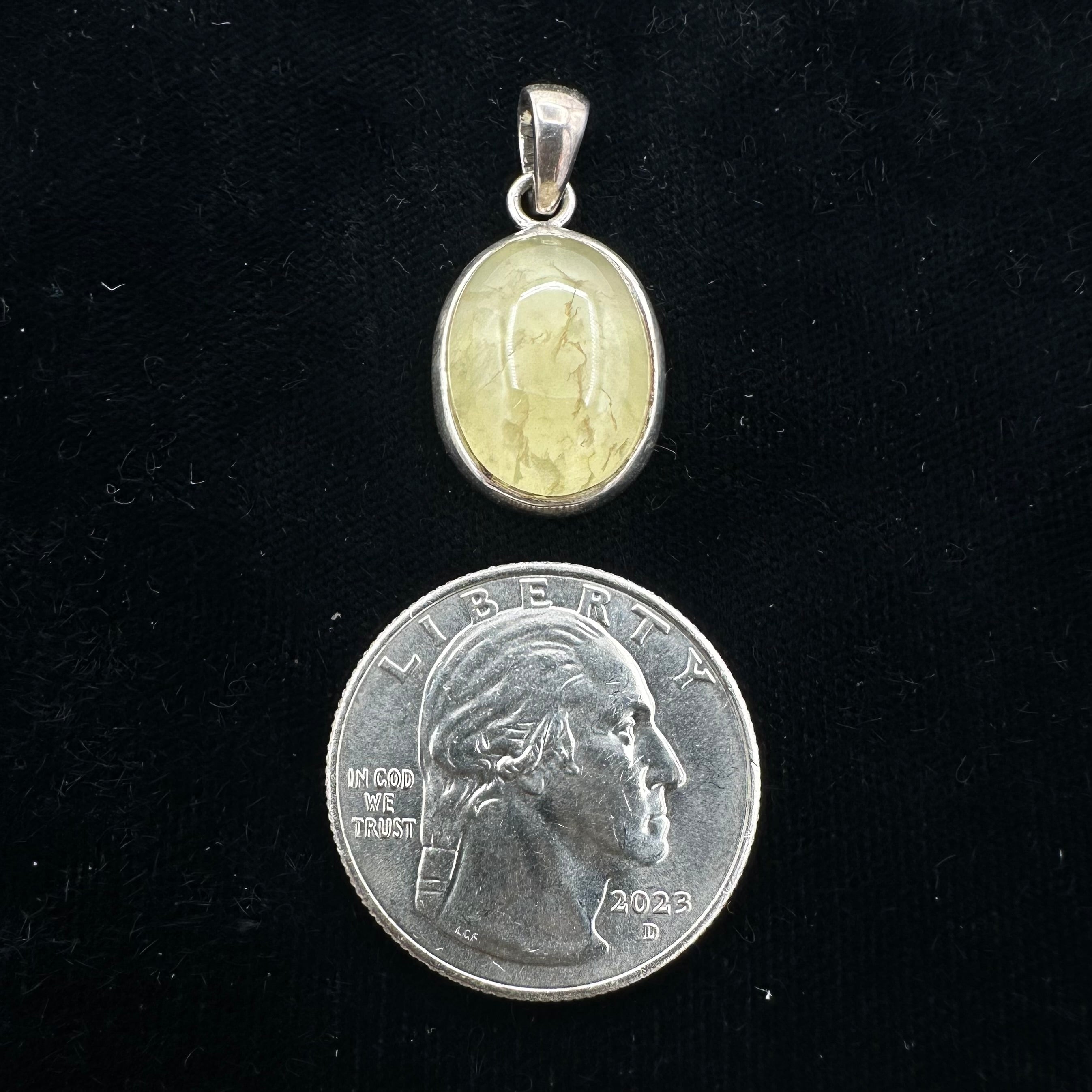 Prehnite Pendant
