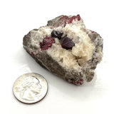 Cinnabar, Galena& Calcite