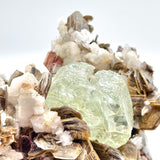 Exquisite Aquamarine Cluster w/ Mica & Clevelandite