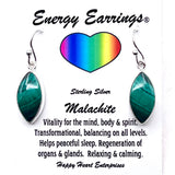 Malachite Energy Earrings