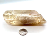 Exquisite Rare High Quality Citrine from the Congo w/ 4 Gorgeous Points- Partial Natural Form- Full of Rainbows