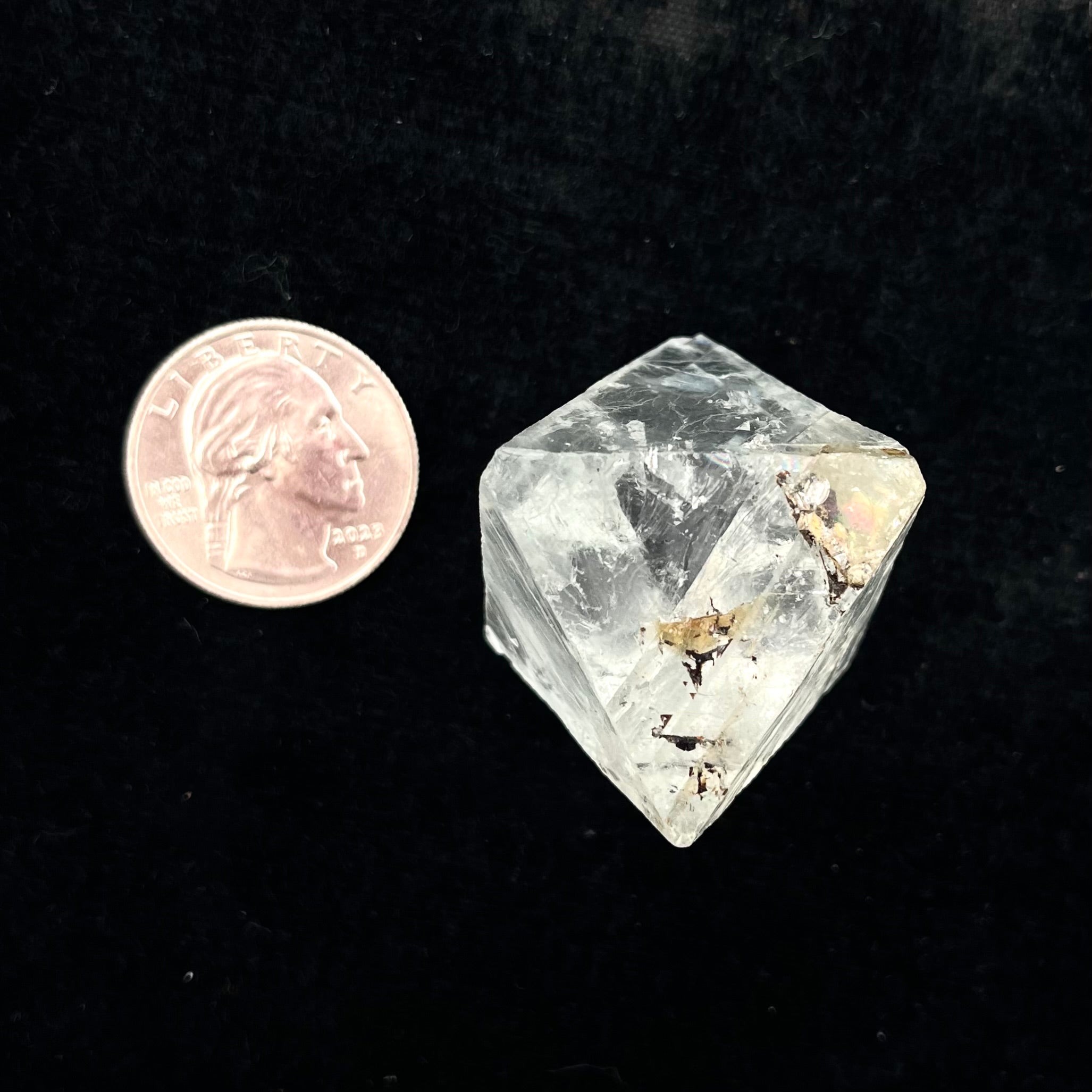 Aquamarine Octahedron