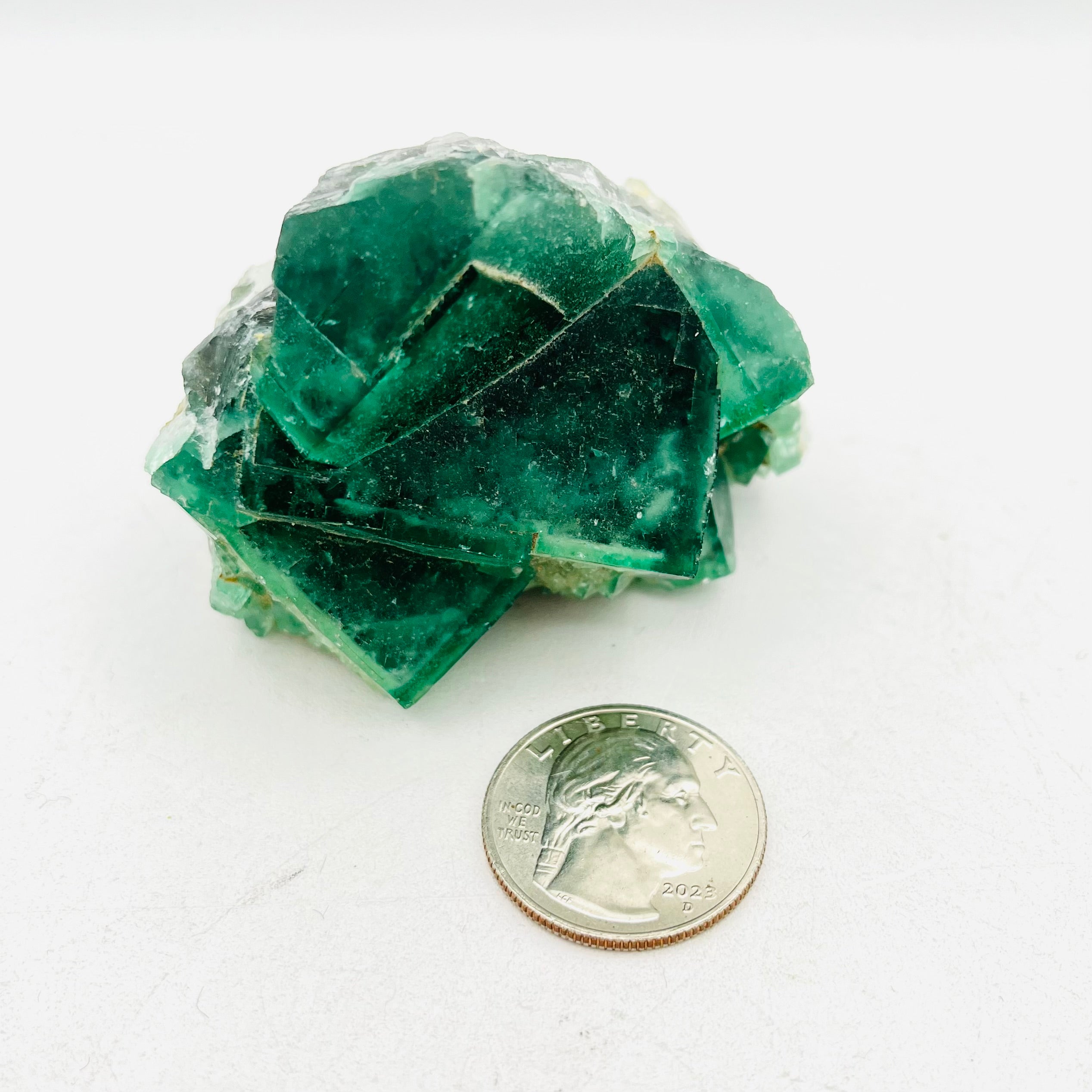 Raw Green Fluorite
