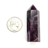 Purple Rainbow Fluorite Points