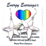 Mother of Pearl Starfish Energy Earrings