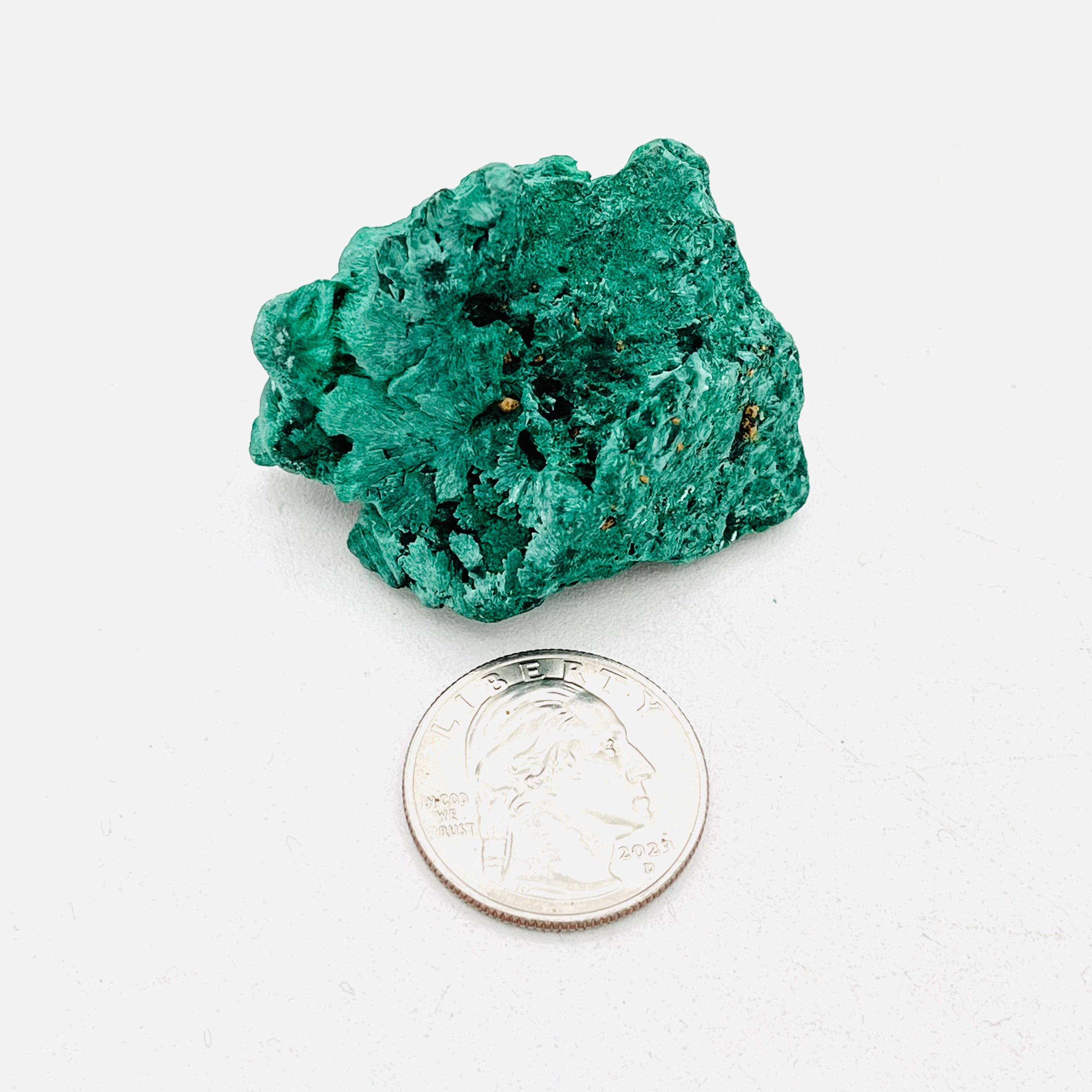 Velvet Fibrous Malachite