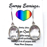 Clear Quartz Energy Earrings
